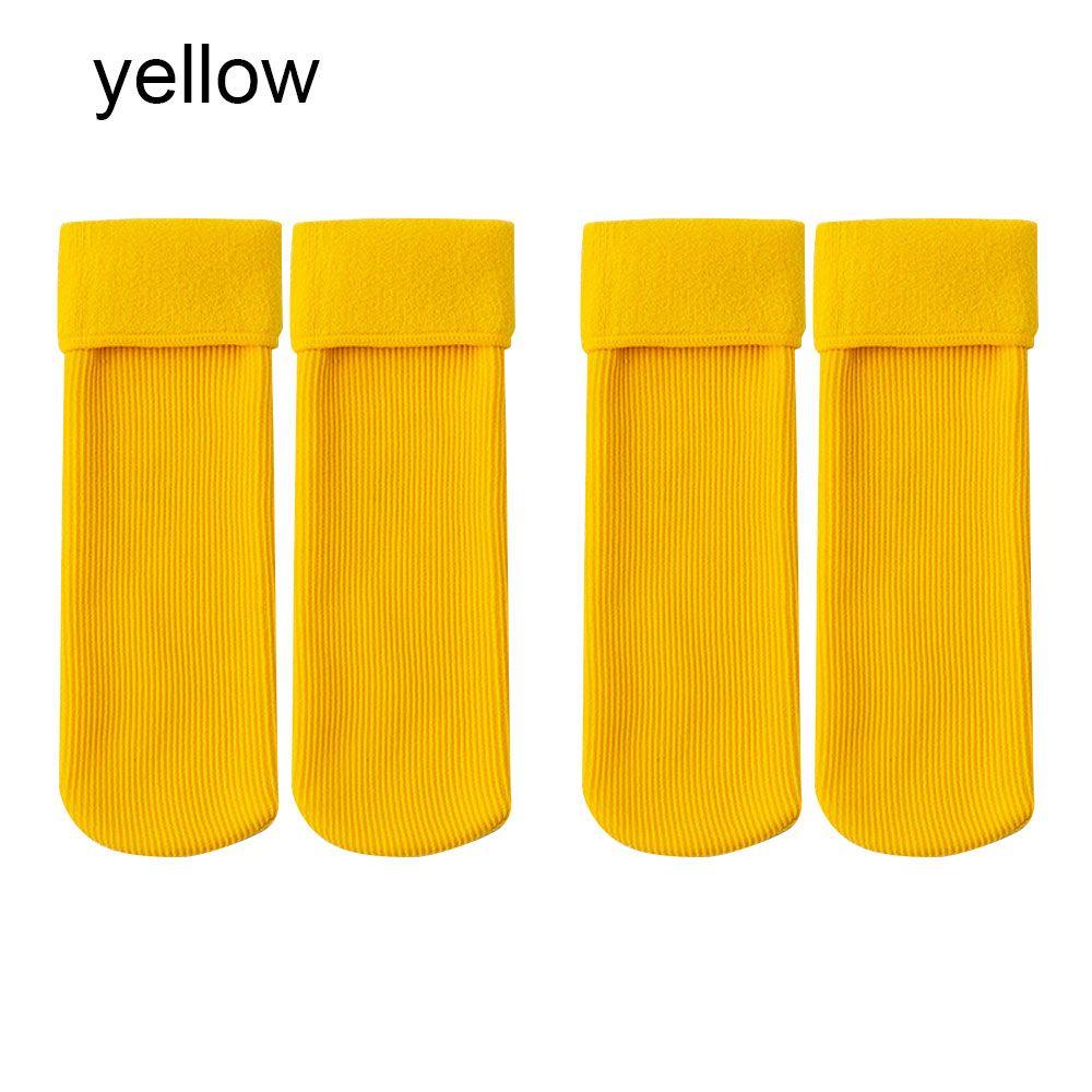 Girls Winter Snow Boots Casual Thicken Snow Socks Sleeping Warm Hosiery Velvet Home Floor Socks