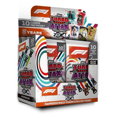 Topps Formula 1 2024 Turbo Attax Полная коробка Turbo Attack Полная коробка -