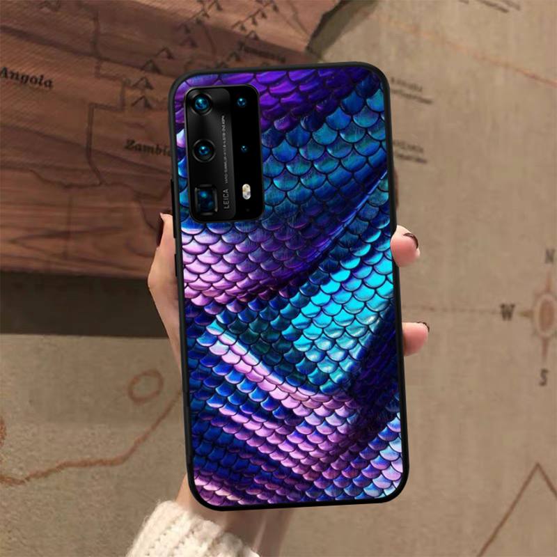 Чехол для телефона с изображением змеиной кожи для Huawei P50 P40 E P30 P20 Pro P10 Lite P Smart Y6 Nova3E Honor10