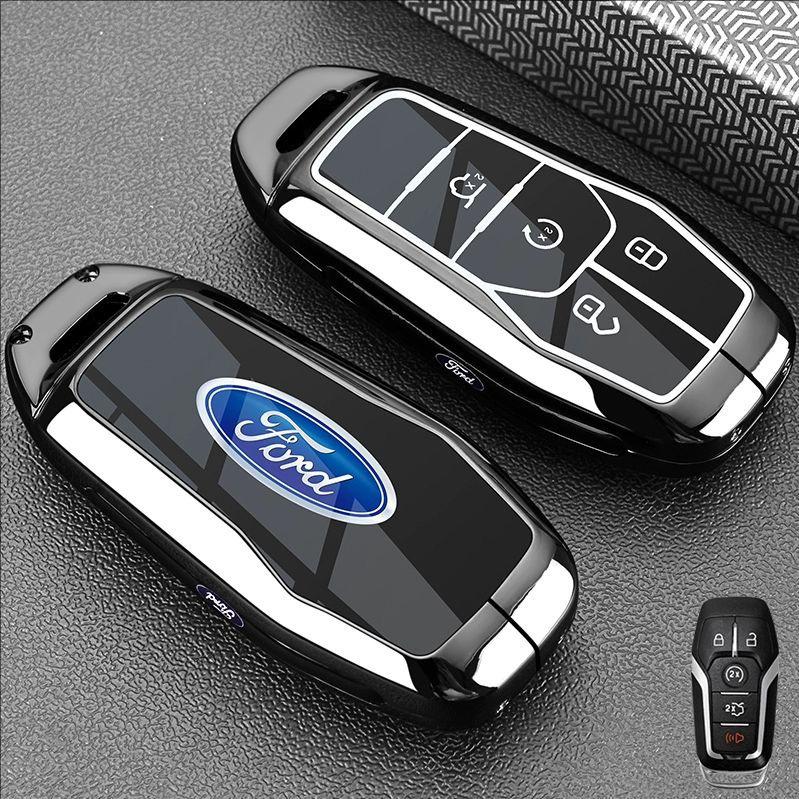 Чехол для ключа Ford для Edge, Explorer, Нового Mondeo, EVOS, Fiesta - Корпус-защелка для автомобиля