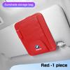 Leather Car Visor Glasses Clip Multi-Pockets Sunglasses Storage for BMW E70 E90 F48 G30 G20 G70 X1 X2 X3 X5 X6 X7 M3 M5 M6 i8 i7 RL7