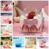 with Straw Creative Cocktail Glasses Novelty Beer Drinking Mug Fruit Wine Glass  Home Use