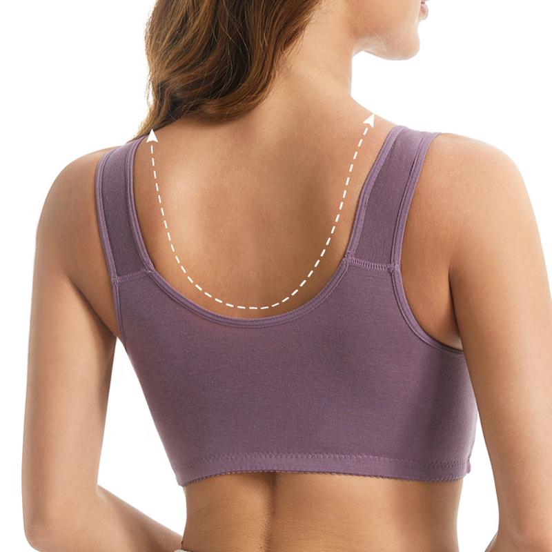 Front Closure Bra Sexy Bras Top Women Comfortabable Plus Size Underwear Seamless No Wire Bralette 36-58