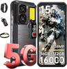 OUKITEL WP300 5G Мобильный телефон 36 ГБ + 512 ГБ 16000 мАч 108 МП Android 15 Смартфон