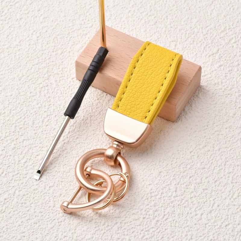 1 шт. Брелок высокого класса с узором козы Новый французский брелок для ключей от машины Аппаратная фурнитура Держатель для ключей Высококачественный брелок из кожи ягненка