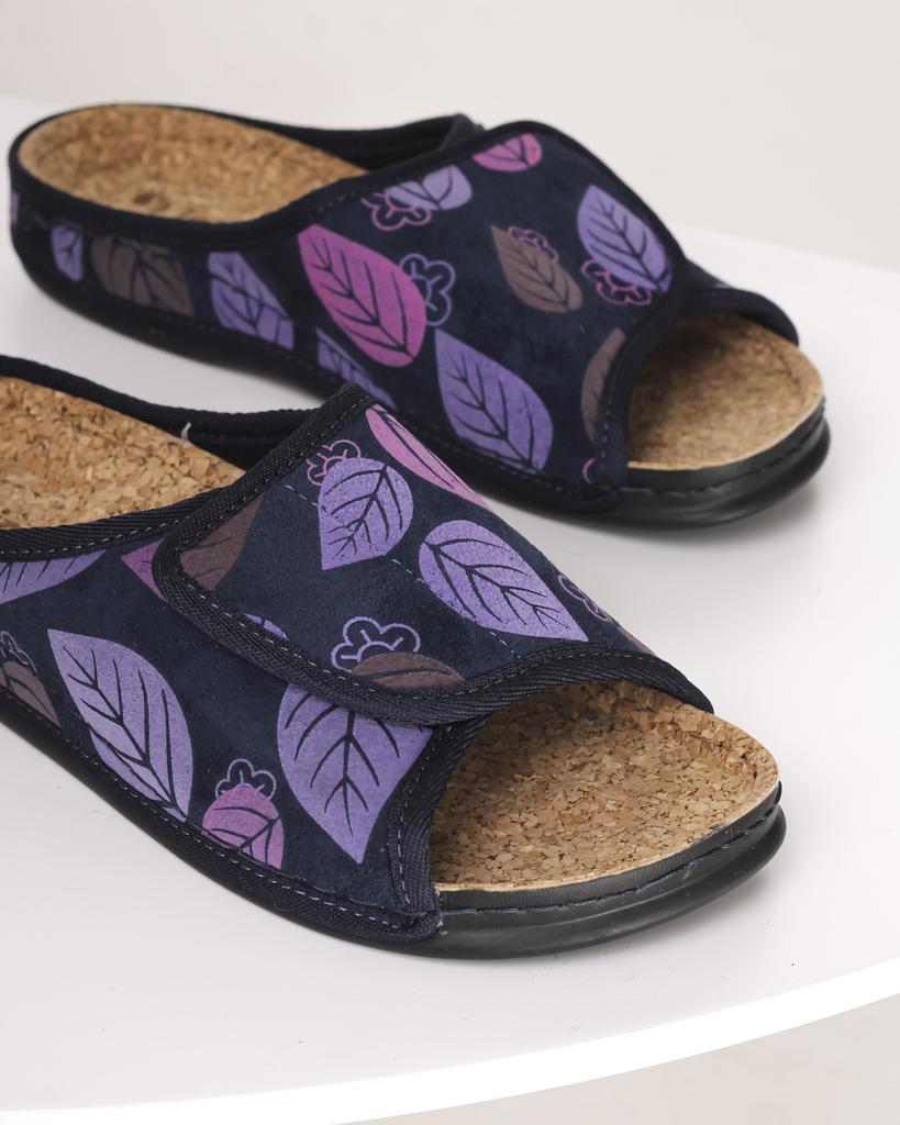Velcro Slippers Inblu DH6Q 36 Blue Velor