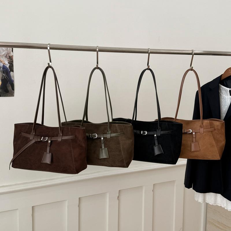 Ретро сумка через плечо, сумка-тоут, модная сумка подмышку для поездок на работу большой вместимости