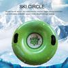 Ski Circle Inflatable Cold Resistant Leakproof Thick Great Load Bearing Snow Sled Toboggan Snow Toy Kids Adults Heavy Duty Snow Tube
