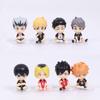 Хайкю Фигурка-брелок на плечо Kageyama Tobio Kozume Kenma Фигурки Действия Модель Игрушка Милые Де