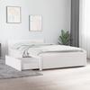 VidaXL Bed Frame with Drawers White 90x200 Cm 3103484