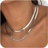 Titanium Steel Men's Necklace: Snake Bone Blade Chain with Lobster Clasp Pendant
