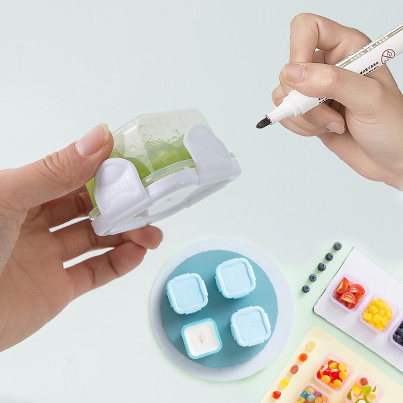 Food Storage Container Small Plastic Moisture-proof Containers Mini Kitchen Storage Box with Leakproof Lid Kitchen Accessories