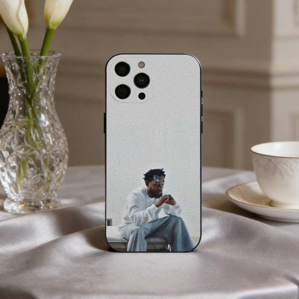 К-Кендрик-К Рэпер Л-Лэмар-Р Чехол для телефона iPhone 17,16,15,14,13,12,11 Plus,Pro Max,XS,Мягкий силиконовый черный чехол