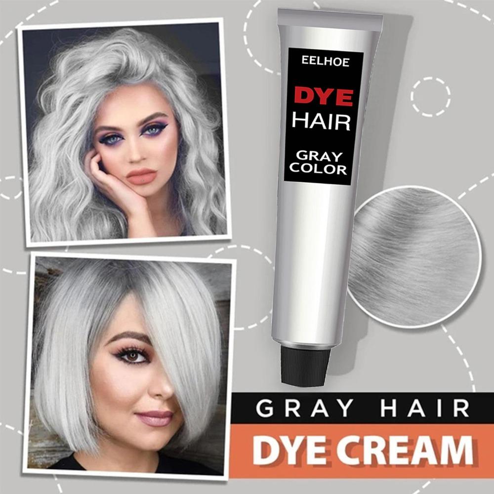 100ML Silver-gray Hair Cream, Trendy and Easy To Color, Hair Care, Long-lasting, Gentle and Does Not Damage Hair