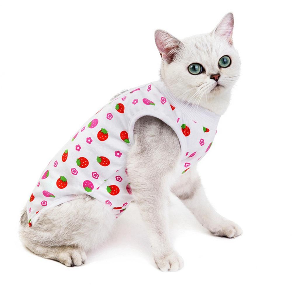 Kittens Clothing for Wounds After Surgery Wear Pet Supplies Cat Vest Recovery Suits Cat Clothes