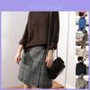 Стильный женский свитер с высоким воротником, вязаный пуловер, однотонный, теплый, женский, повседневный, модный
