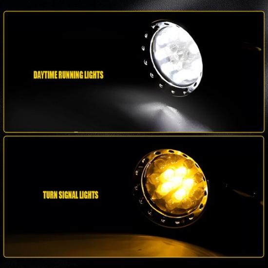 For Harley Sportster XL 1200 883 Motorcycle LED Turn Signal Blinker Brake Lights
