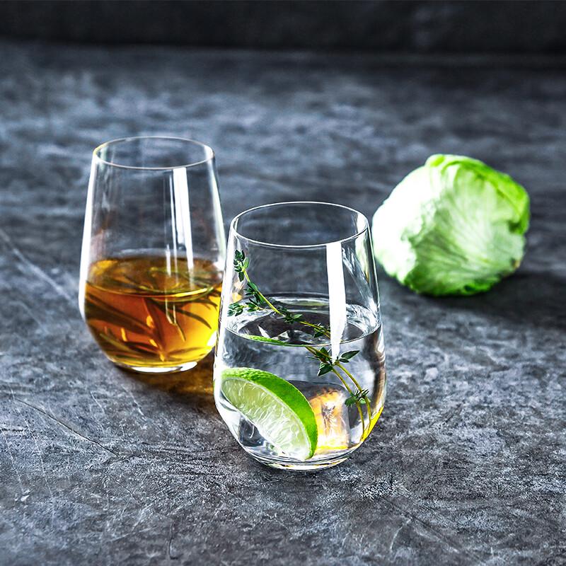 Ocean Imported Heat-Resistant Glass Cups, 370ml (6-Pack)