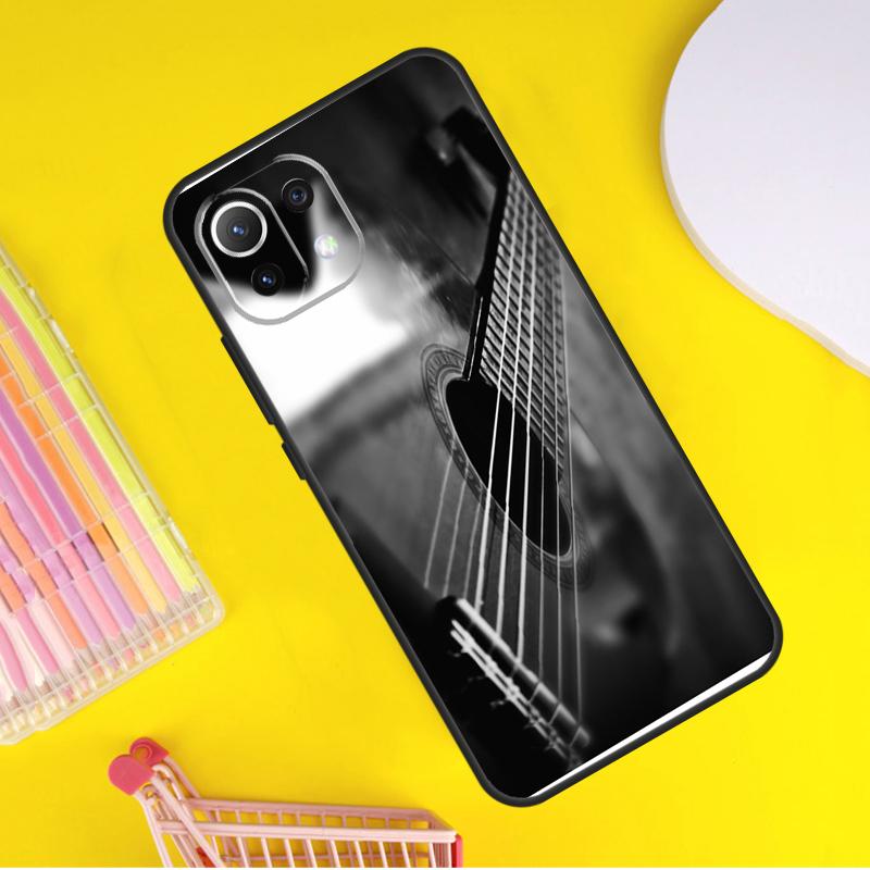 Чехол с рисунком гитарной музыки для Xiaomi 14 Ultra 13 11T 12T 13T 14T Pro POCO X6 X7 Pro X3 X5 F3 F5 F6 M6 Pro
