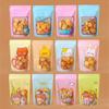 50pcs Cute Cartoon Translucent Viewing Window Plastic Packaging Bag Thicken Biscuit Snack Candy Storage Self-proclaimed Gift Bags