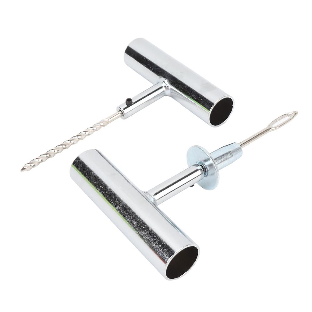 Комплект для ремонта шин, профессиональный набор для ремонта шин, металлический инструмент для замены проколов шин для автомобилей, мотоциклов, грузовиков 