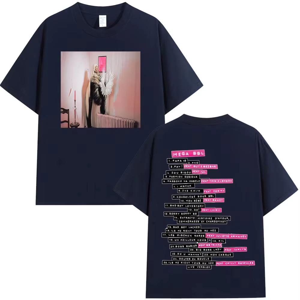 2026 New Rapper Theodora Mega Bbl Album Graphics Music Tshirt Unisex Summer Hip Hop Unisex Short Sleeve Shirt Fan Gifts Unisex