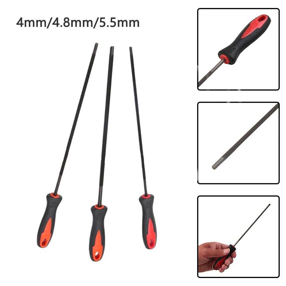 Polishing Chainsaw Round Files Grinding Sawing File Saw Chain Files ChainSaw Grinding Tools