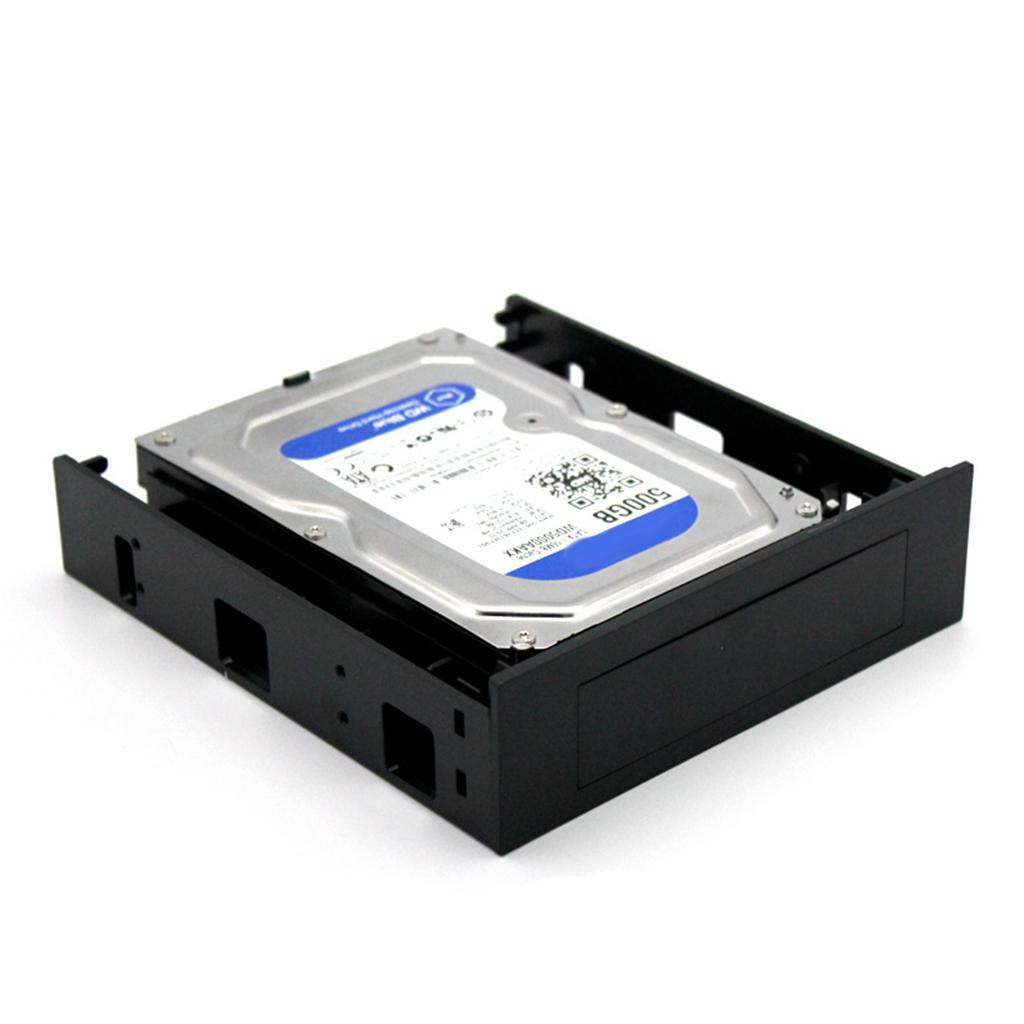 Пластиковый ABS Держатель для SSD 2,5 дюйма и HDD 3,5 дюйма в отсек 5,25 дюйма для корпуса ПК