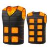YORIYOI Electric Heated Vest with 16 Heating Front and Fast 3 Temperature Made with Japanese Cold Weather Electric Heated USB for Commuting and