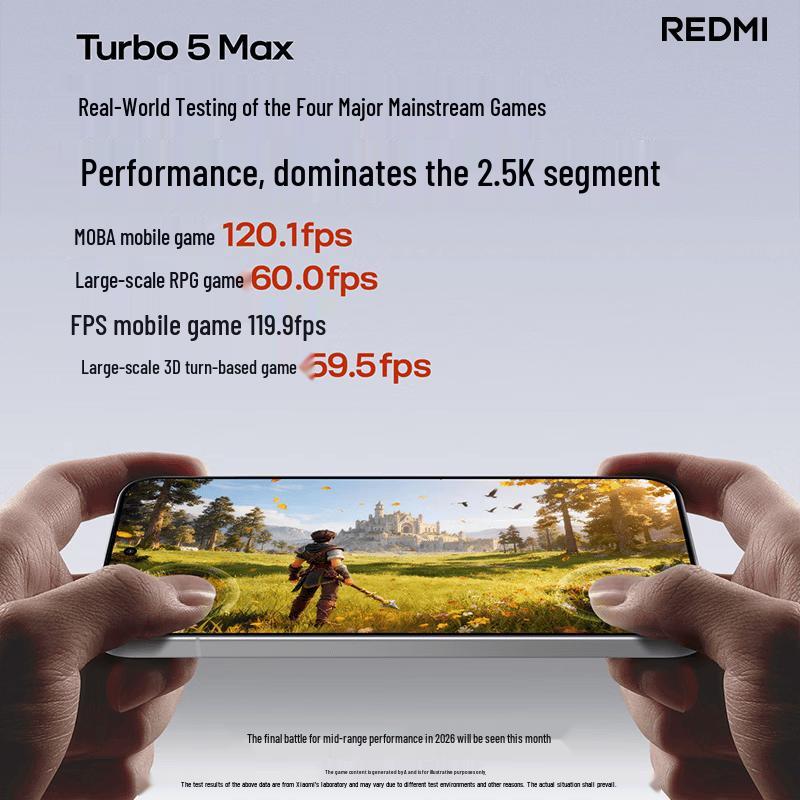 Xiaomi Redmi Turbo 5 Max 5G Smartphone (CN version)