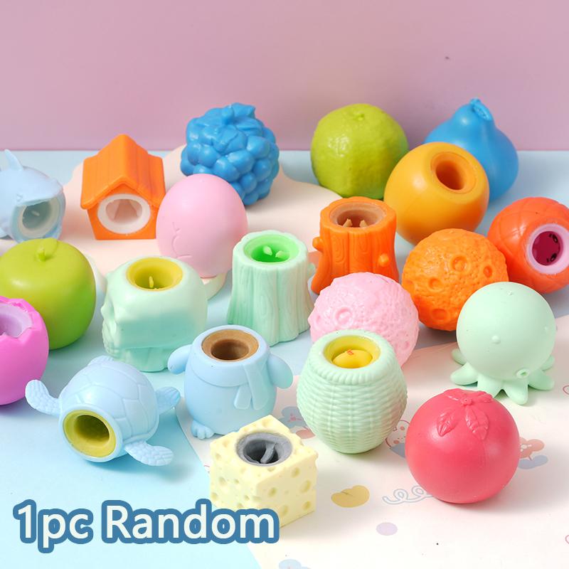 Pop-Up Squeeze Cup Fidget Toys Cartoon Anti Stress Relief Squishy for Kids & Adults Funny Play Toys Party Favor Classroom Prize