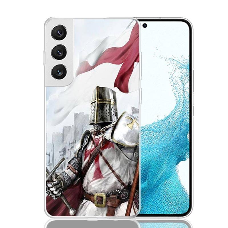 Knights Templar Crusades Phone Case For Samsung Galaxy S26 Ultra S23 S24 S25 Edge S20 FE S21 S22 Plus Soft Print Shell Cover Fun