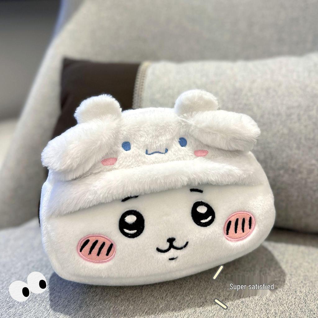 Плюшевая пенал-косметичка Chiikawa Мультяшный Усаги Хати Дзи'и - Милый, Большой Объем Хранения