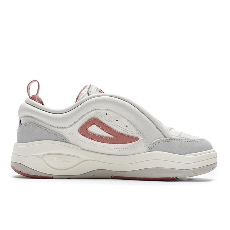 FILA Slip Resistant Low top Skateboard Shoes Women's White Gray F12W442205FGG