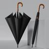 Wooden Golf Big Umbrella for Men, Stable Long Handle Umbrella Windproof, 120cm Diameter, Luxury Large Golf Umbrella for Rain, 8K