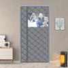 Cotton Door Curtains for Entryway Magnetic Door Screen for Thermal and Cold Privacy, Heat-Shielding Winter, Insulation, Waterproof, Windproof,