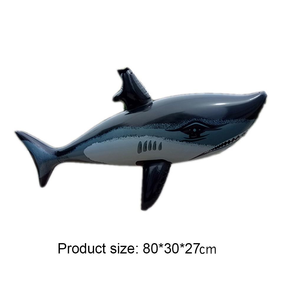 1-5PCS Floating Shark Float Toy Kids Adults Inflatable Water Swimming Pool Simulation Whale Fish Animals Toys Pool Accessories