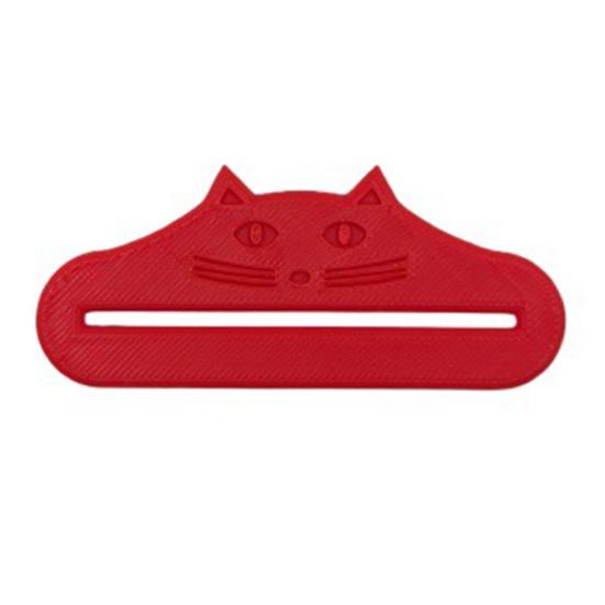 3D-печатный скребок для пакетов с кошачьим кормом в форме кошачьего уха, без беспорядка, для уменьшения остатков, универсальный, для полосок с лакомствами для кошек, выдавливатель для пакетов с влажным кормом, аксессуары для домашних животных