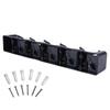 Wall Hanger Mop Broom Tool Holder Black Serial Clamp
