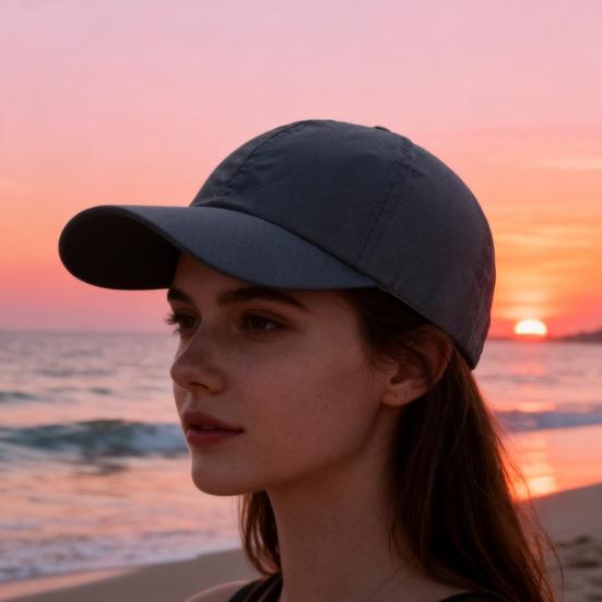 Baseball Hat Breathable Mesh Design Lightweight UV Proof Sun Hat Solid Color Adjustable Outdoor Sport Hat Headwear