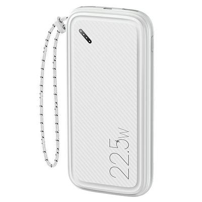 USAMS Пауэрбанк Pb56 10000 мАч 22,5 Вт 2x QC 3.0 + PD Быстрая зарядка Белый/White 10Kcd15102 (Us-Cd151)