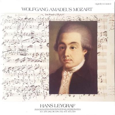 LP Пластинка ВОЛЬФГАНГ АМАДЕЙ МОЦАРТ, ХАНС ЛЕЙГР - Фортепианные сонаты/Piano Sonatas/Klaviers SRLP13912 SR Records 1982 Швеция Классика Б/У