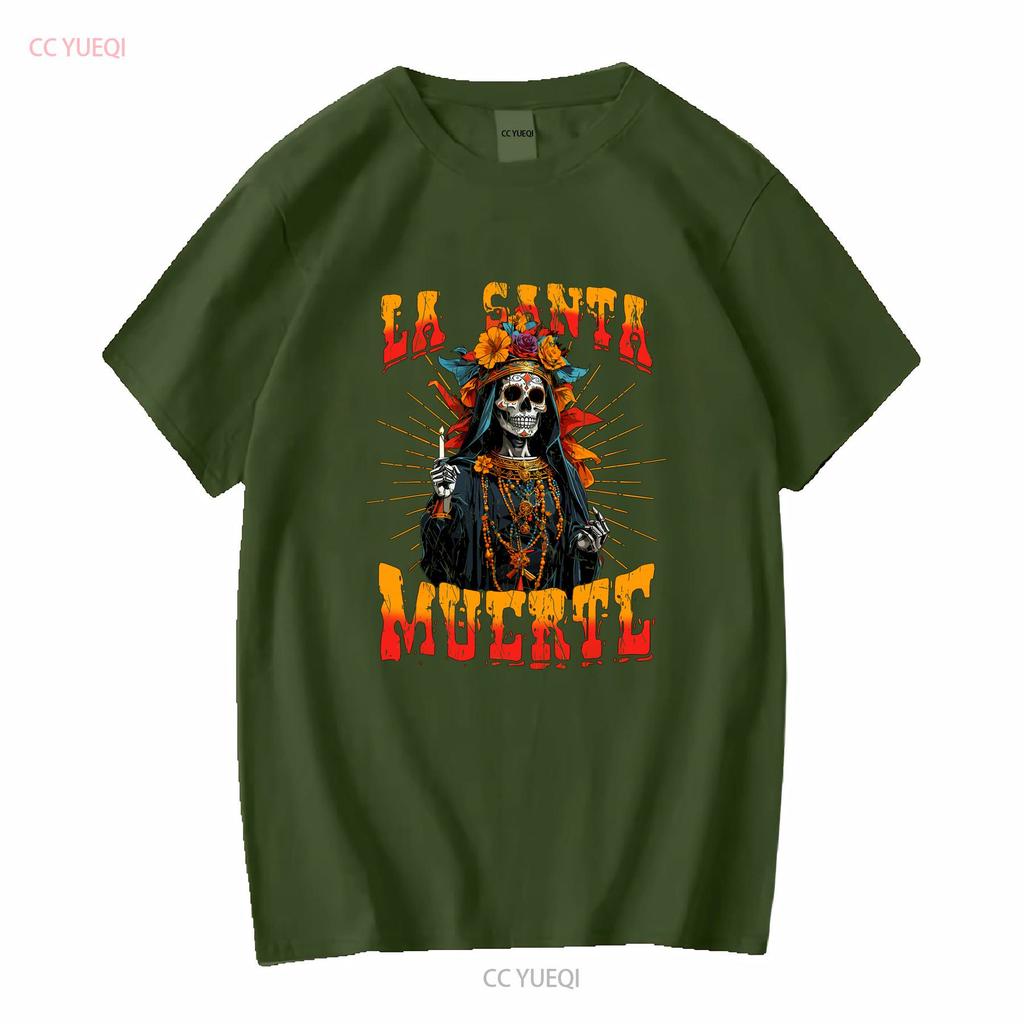 НОВЫЙ ОГРАНИЧЕННЫЙ La Santa Muerte Сахарный Череп Катрина Пять Мая Футболка S 5XL винтажный Стираный Удобный Стильный уличный стиль Мягкий