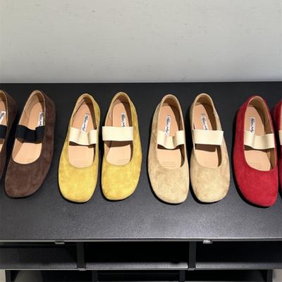 Мода Bailamos Новые женские балетки Мягкие туфли Мэри Джейн Мягкие повседневные уличные платья Балетки с плоской подошвой Круглый носок Неглубокие слипоны Женские