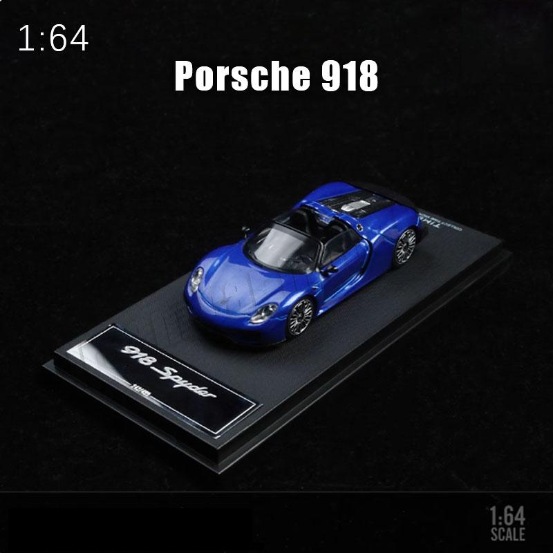 1:64 Porsche 918 Alloy Car Model Collectible Boutique Model Holiday Gift