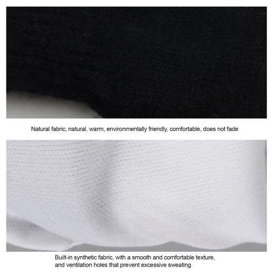 1 Pair Glowing Gloves LED Light Up Finger Gloves with 7 Color Dynamic Light Mode Breathable