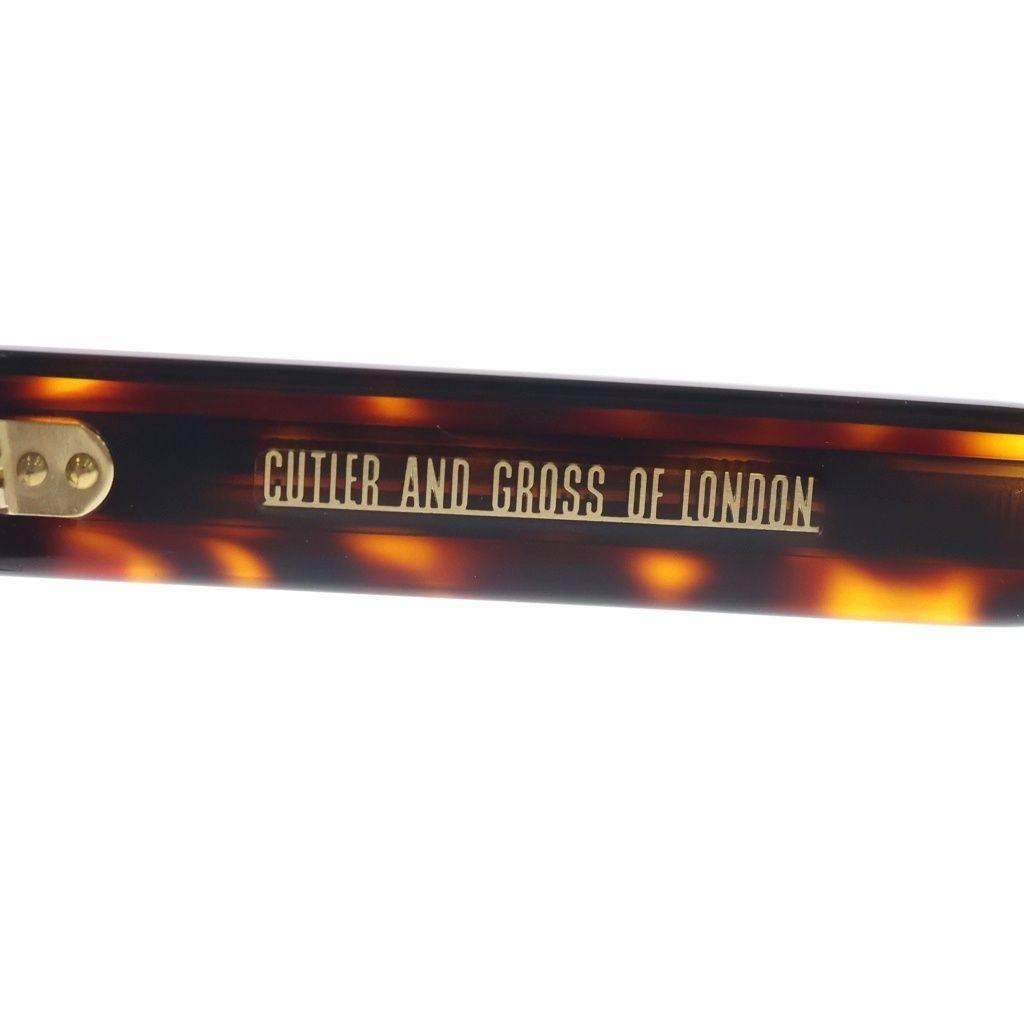 Б/у Солнцезащитные очки CUTLER AND GROSS CGOP 1410 02 Квадратная оправа Прозрачные линзы Очки Коричневые