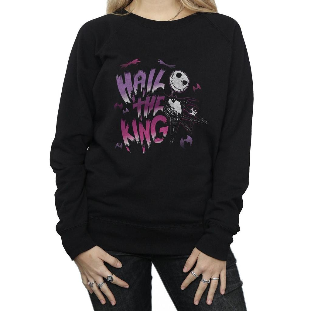 Disney Womens/Ladies Nightmare Before Christmas Hail The King Sweatshirt