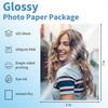 5x7 Glossy Photo Paper 105 Sheets Picture Paper for Inkjet Printer Instant Dry for DIY Chip Bag Flyers Cards Calendars and Broc