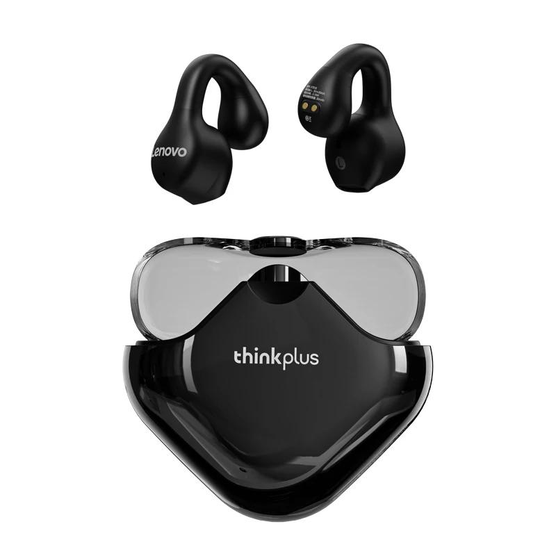 Lenovo XT61 Bluetooth-наушники, мягкие спортивные беспроводные наушники-клипсы, стереозвук, шумоподавление, HD-вкладыши для звонков с микрофоном